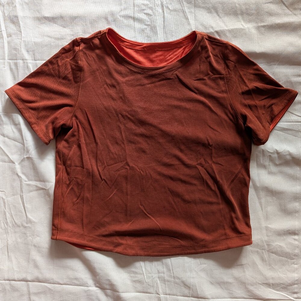Alder Apparel Clay-Colored Reversible T-Shirt (small)